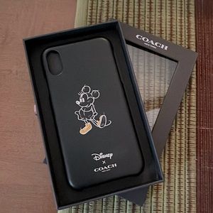 Coach, leather phone case Disney X